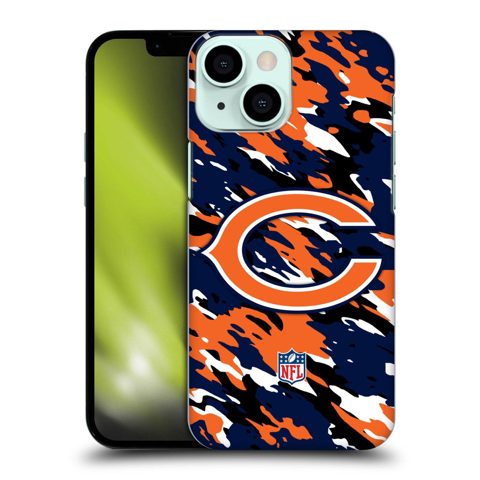 Chicago Bears Camouflage Logo Hard Shell Phone Case - iPhone