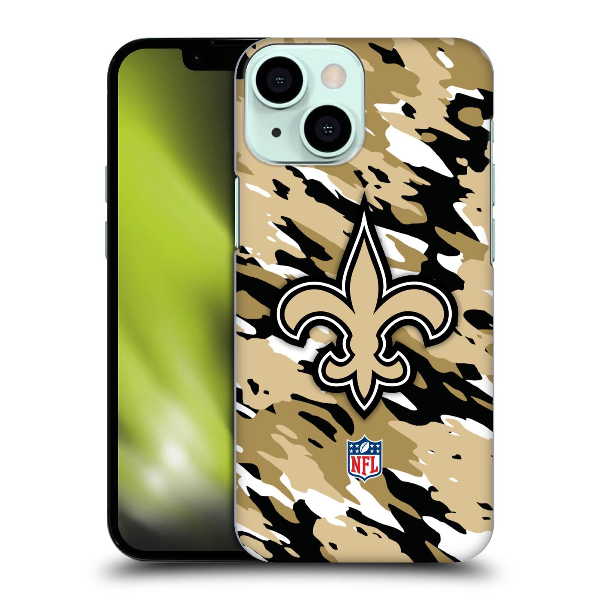 New Orleans Saints Camouflage Logo Hard Shell Phone Case - iPhone