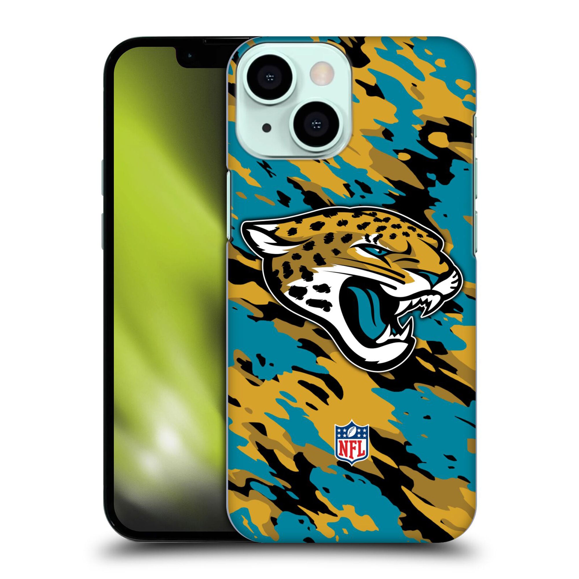 Jacksonville Jaguars Camouflage Logo Hard Shell Phone Case - iPhone