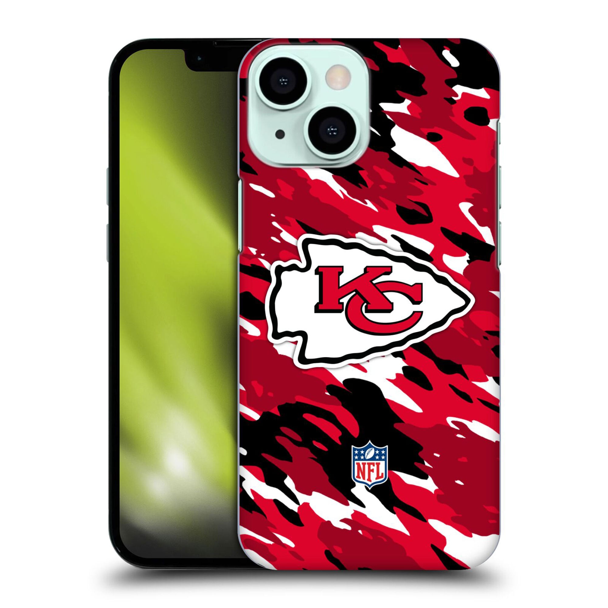 Kansas City Chiefs Camouflage Logo Hard Shell Phone Case - iPhone