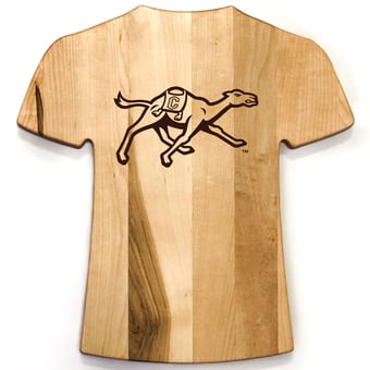Baseball BBQ  Campbell Fighting Camels Jersey Style Cutting Board
