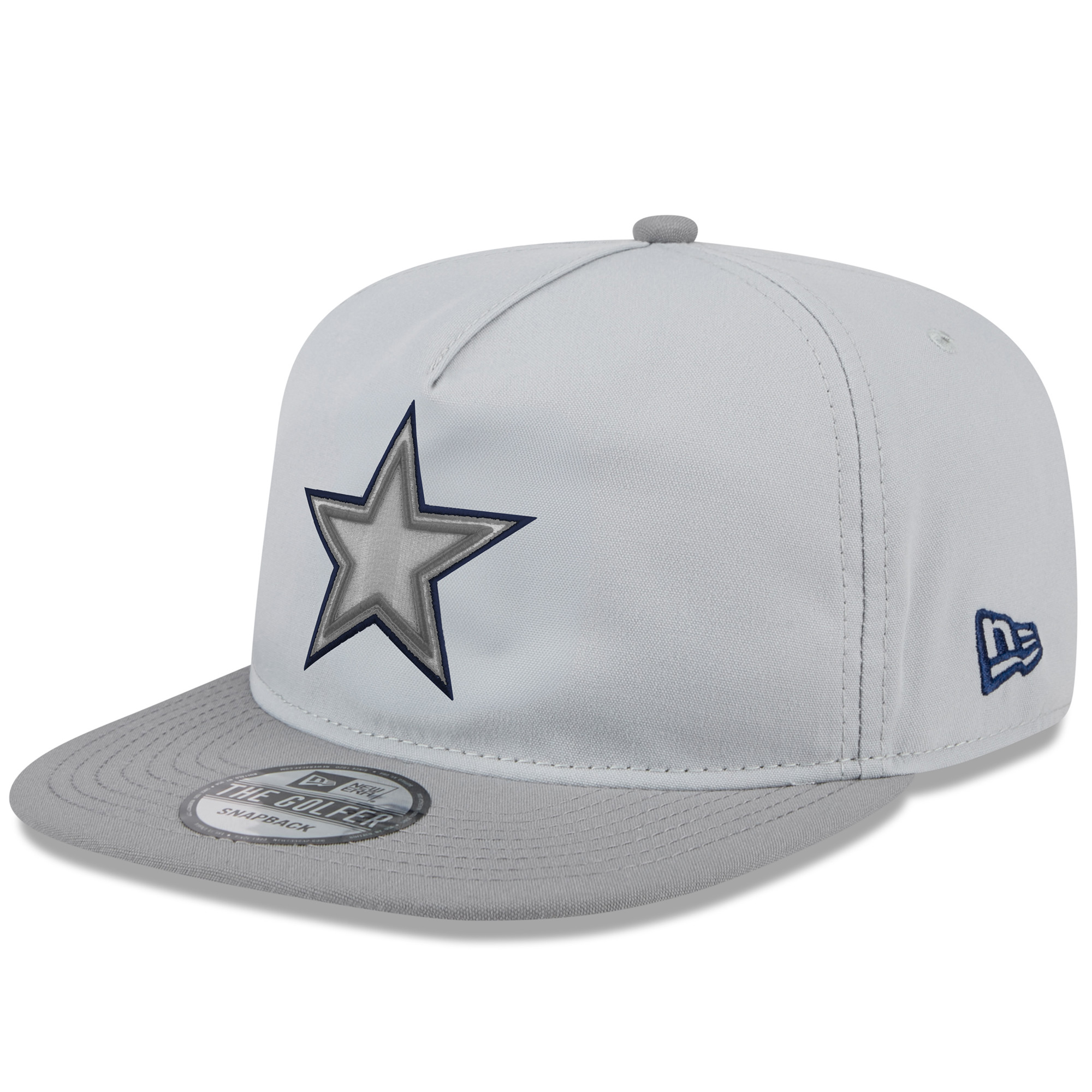 Men’s New Era Gray Dallas Cowboys 2024 NFL Training Camp Golfer Snapback Hat Men’s New Era Gray Dallas Cowboys 2024 NFL Training Camp Golfer Snapback Hat