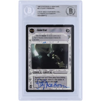 Stuart Freeborn Star Wars Autographed 1996 CCG #92 BAS Authenticated Card