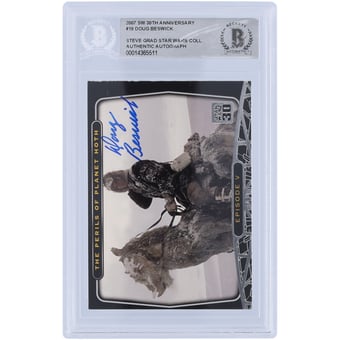 Doug Beswick Star Wars Autographed 2007 Topps Anniversary #19 BAS Authenticated Card