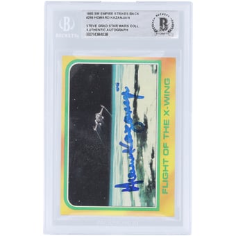 Howard Kazanjian Star Wars Autographed 1980 Topps The Empire Strikes Back #289 BAS Authenticated Card