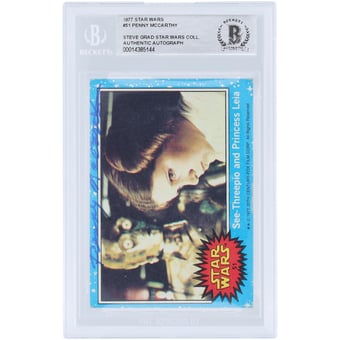 Penny McCarthy Autographed 1977 Topps Star Wars #51 BAS Authenticated Card