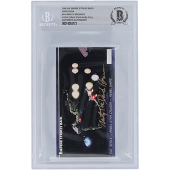 Marty Brenneis Star Wars Autographed 1995 Topps The Empire Strikes Back Widevision #144 BGS Authenticated Card
