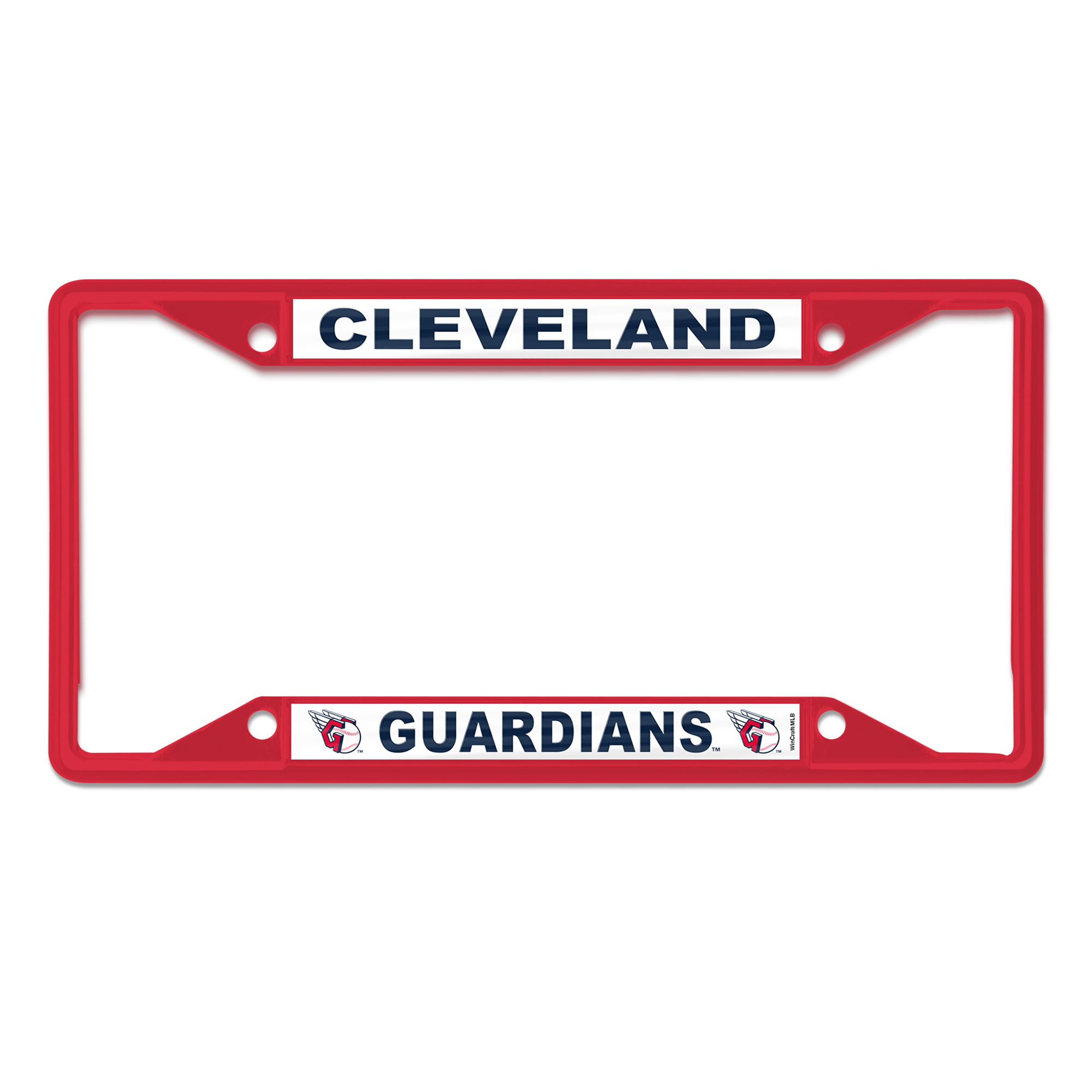 WinCraft Cleveland Guardians Metal License Plate Frame