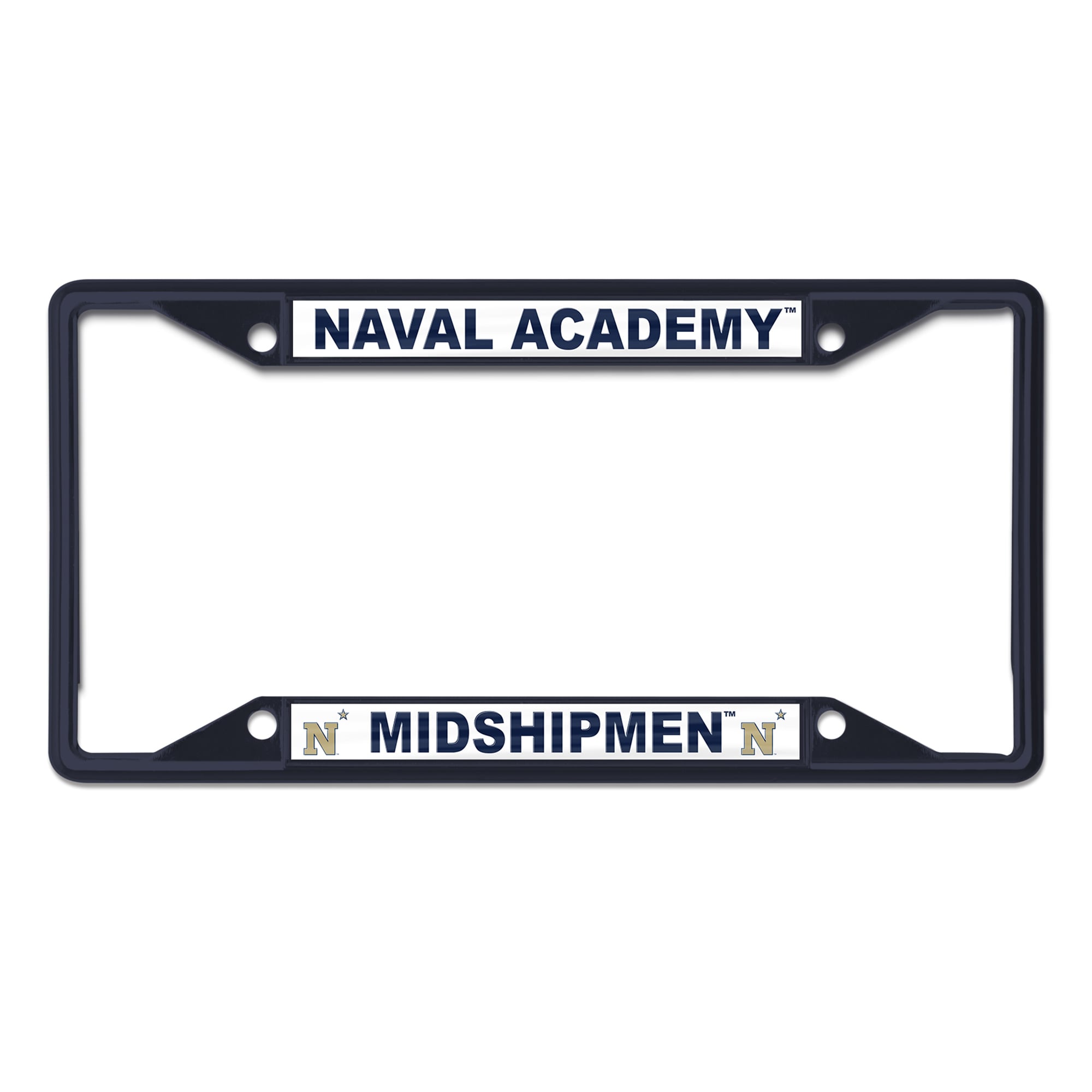 WinCraft Navy Midshipmen Metal License Plate Frame