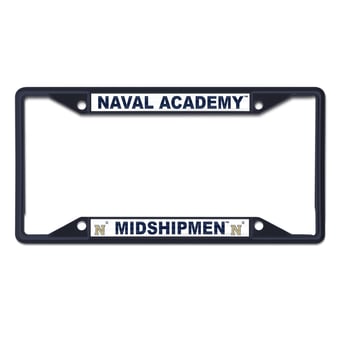 WinCraft Navy Midshipmen Metal License Plate Frame