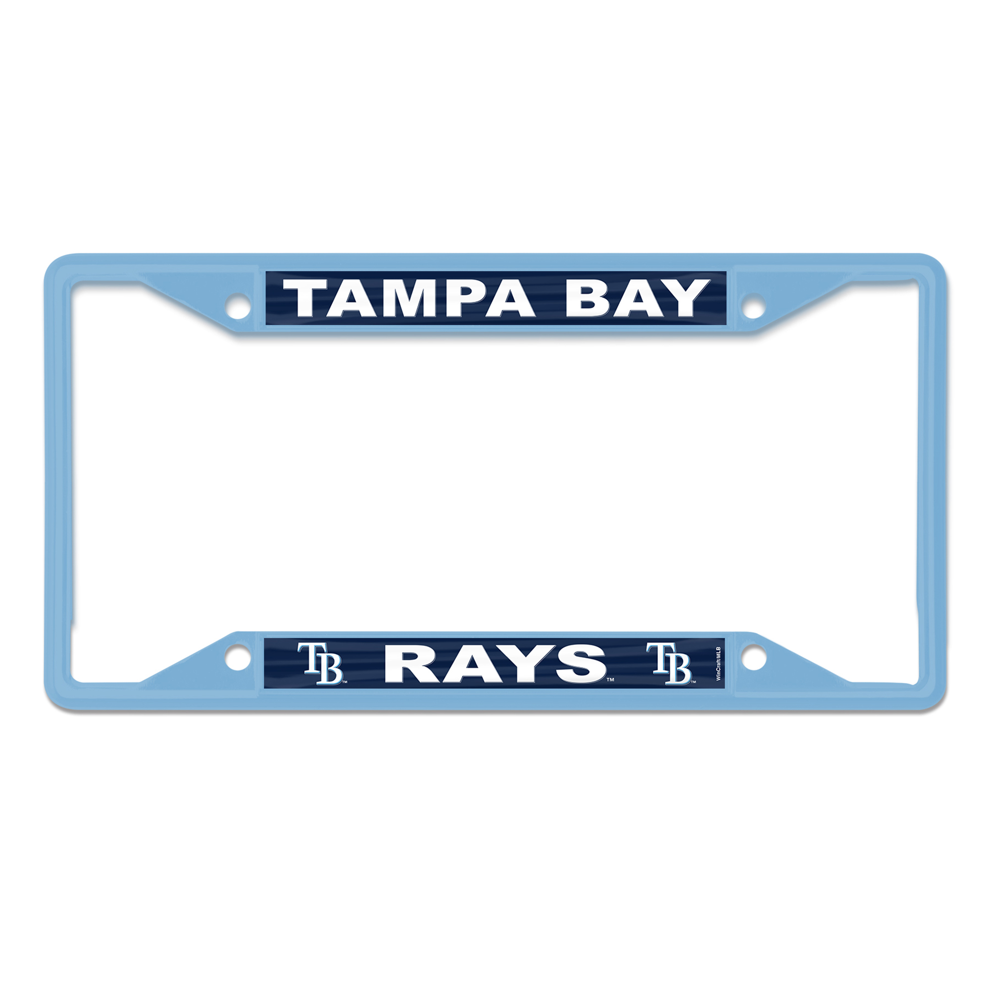 WinCraft Tampa Bay Rays Metal License Plate Frame