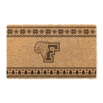Fordham Rams 18" x 30" Holiday Coir Doormat