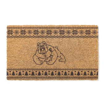 Fresno State Bulldogs 18" x 30" Holiday Coir Doormat