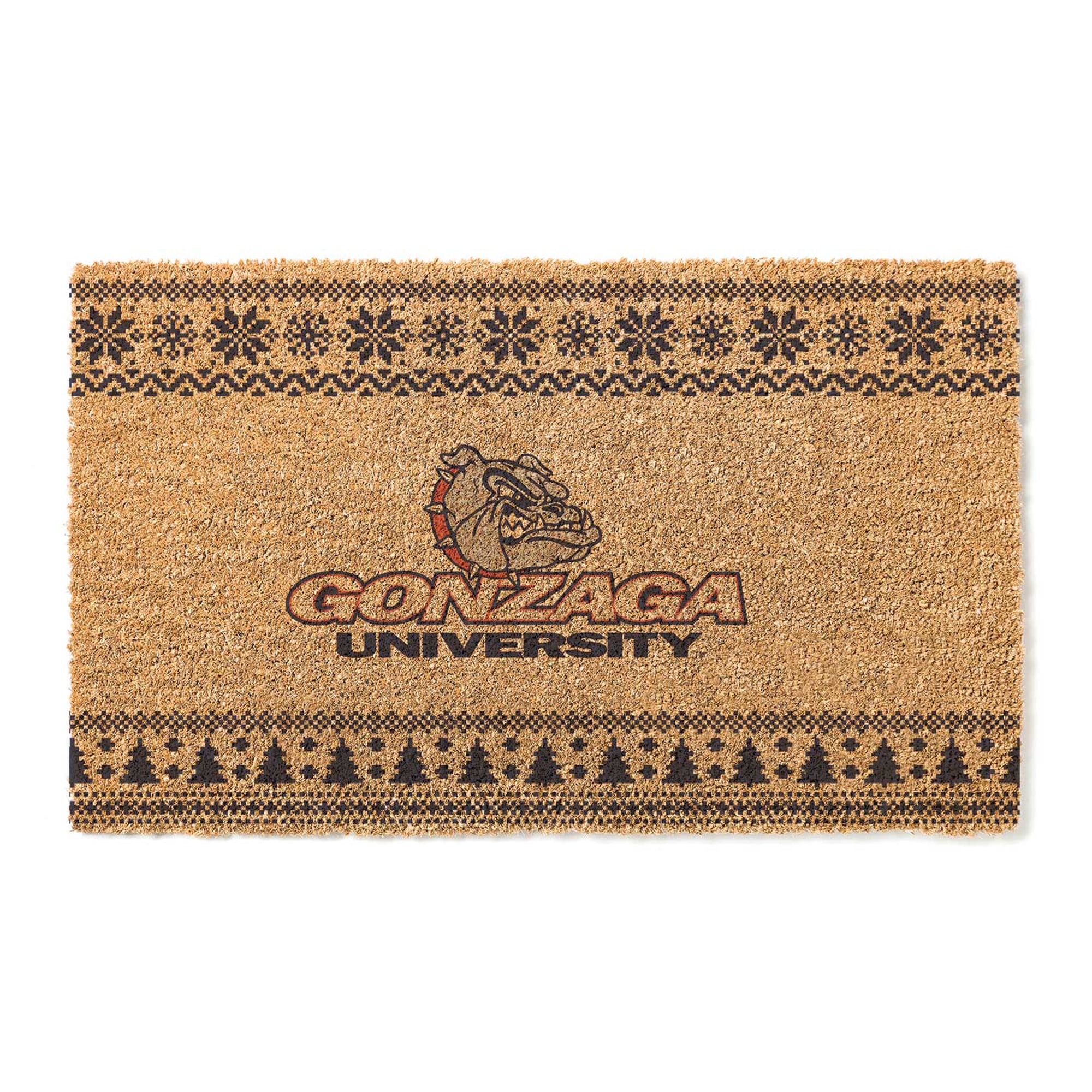 Gonzaga Bulldogs 18" x 30" Holiday Coir Doormat