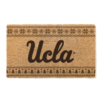 "UCLA Bruins 18"" x 30"" Holiday Coir Doormat"
