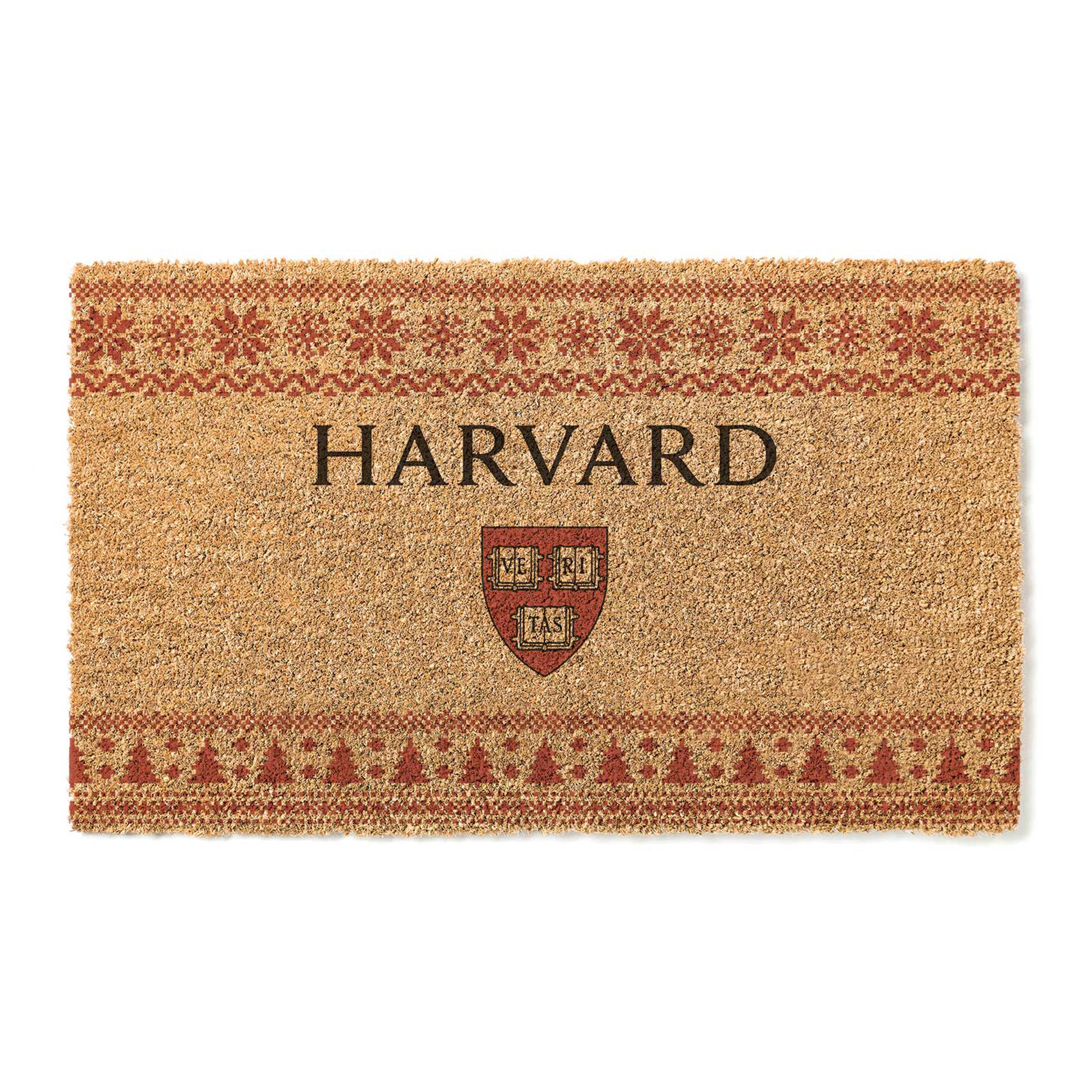 Harvard Crimson 18" x 30" Holiday Coir Doormat