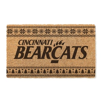 Cincinnati Bearcats 18" x 30" Holiday Coir Doormat