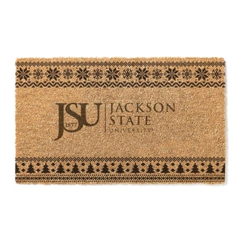 Jackson State Tigers 18" x 30" Holiday Coir Doormat