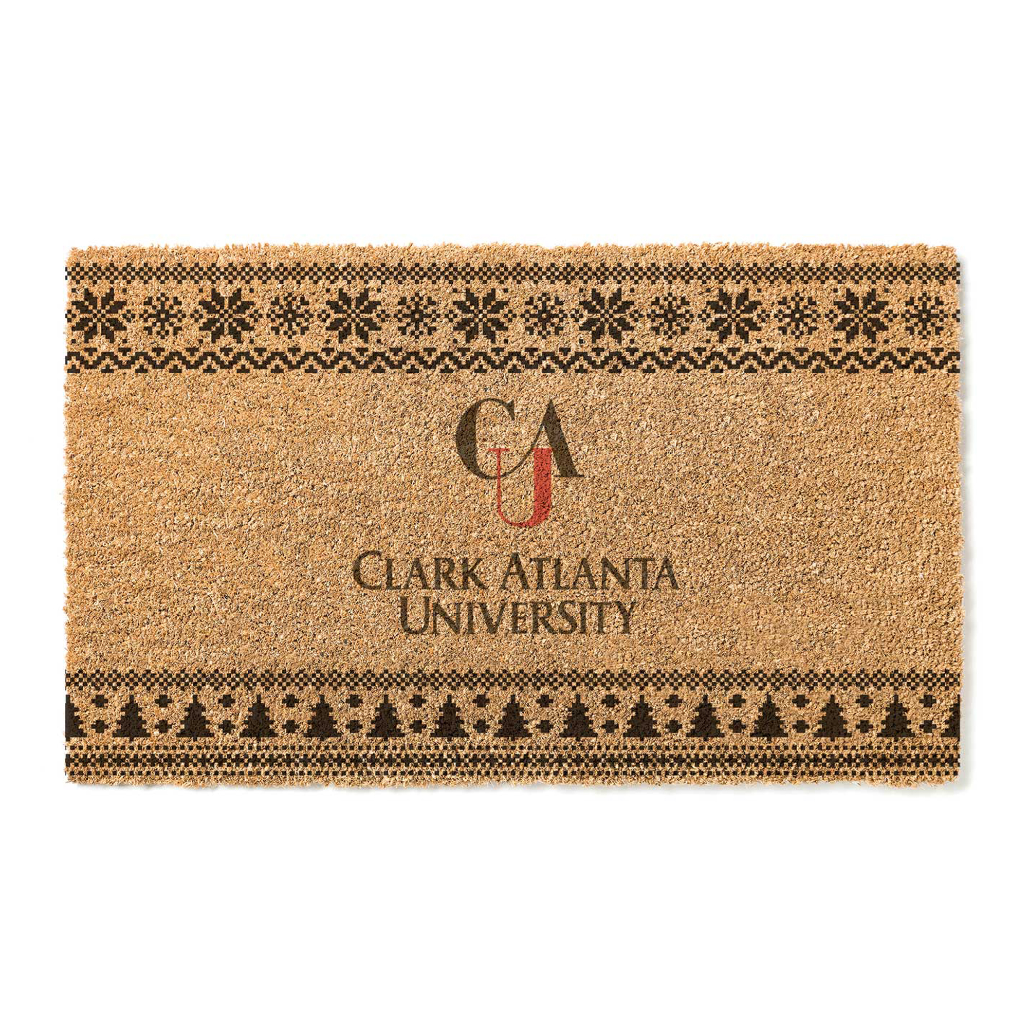 Clark Atlanta University Panthers 18" x 30" Holiday Coir Doormat
