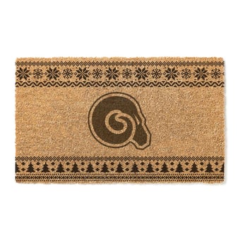 Albany State Golden Rams 18" x 30" Holiday Coir Doormat