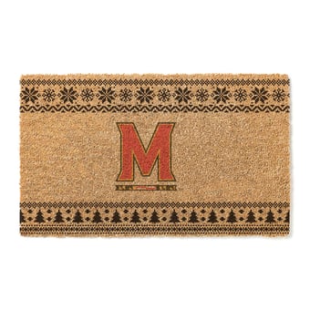Maryland Terrapins 18" x 30" Holiday Coir Doormat