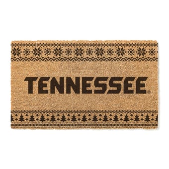 Tennessee Volunteers 18" x 30" Holiday Coir Doormat