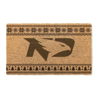North Dakota 18" x 30" Holiday Coir Doormat