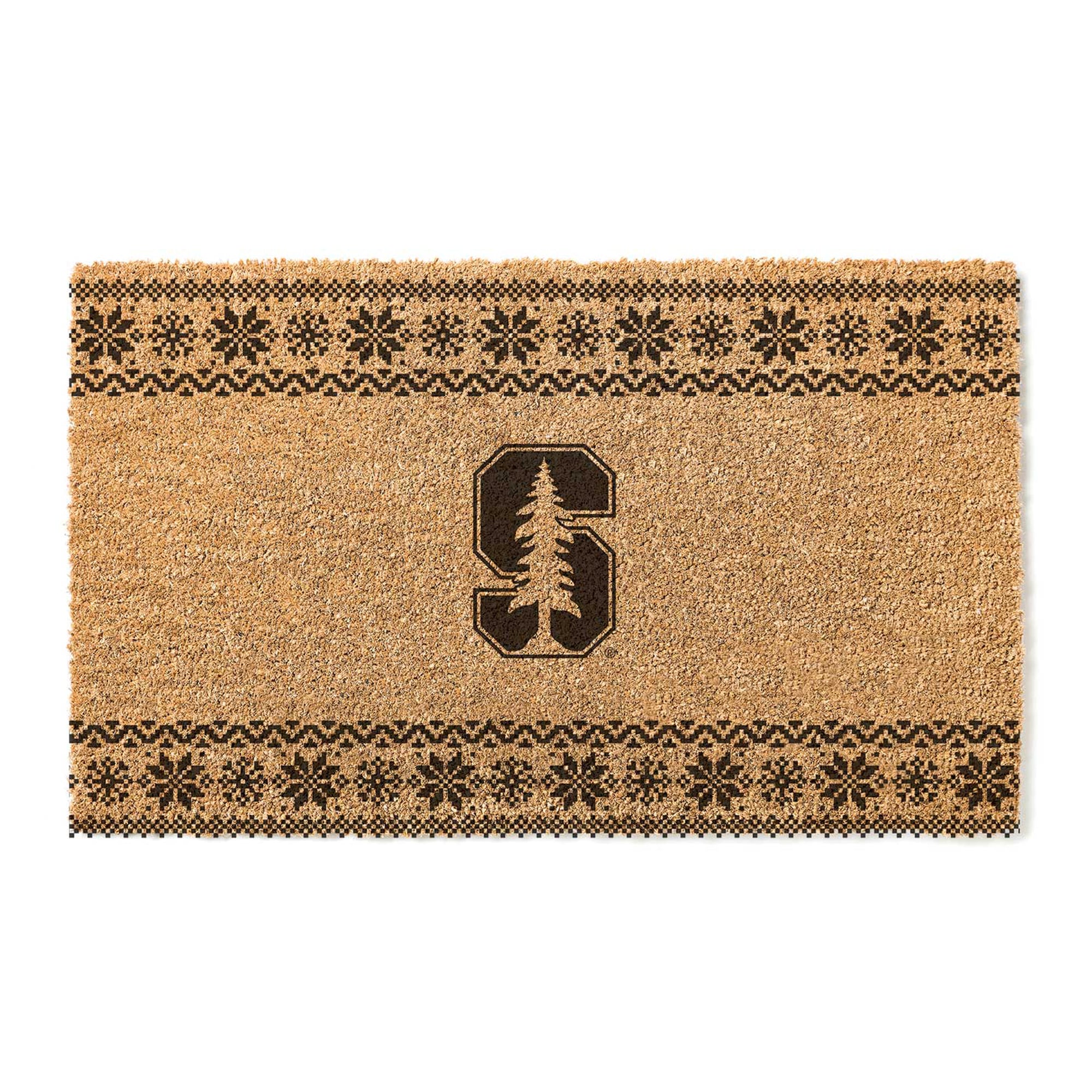 Stanford Cardinal 18" x 30" Holiday Coir Doormat