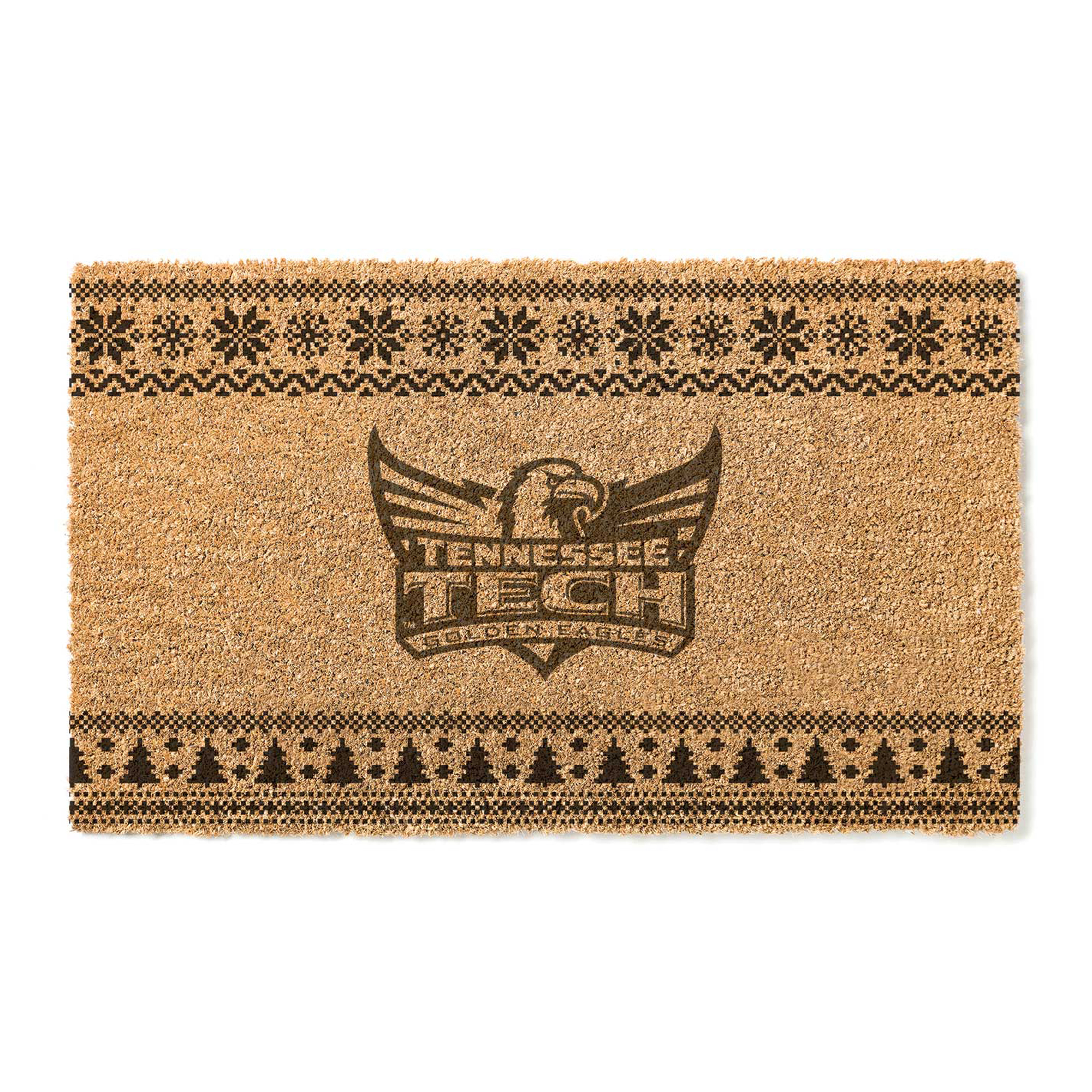 Tennessee Tech Golden Eagles 18" x 30" Holiday Coir Doormat