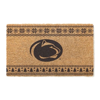 "Penn State Nittany Lions 18"" x 30"" Holiday Coir Doormat"