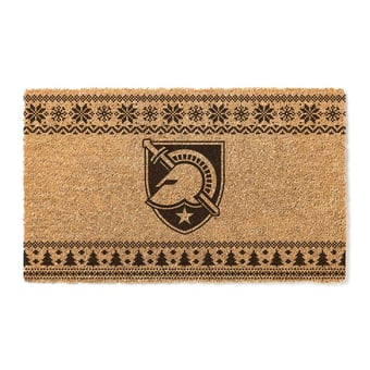 Army Black Knights 18" x 30" Holiday Coir Doormat