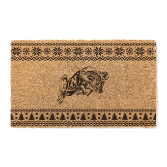 Navy Midshipmen 18" x 30" Holiday Coir Doormat