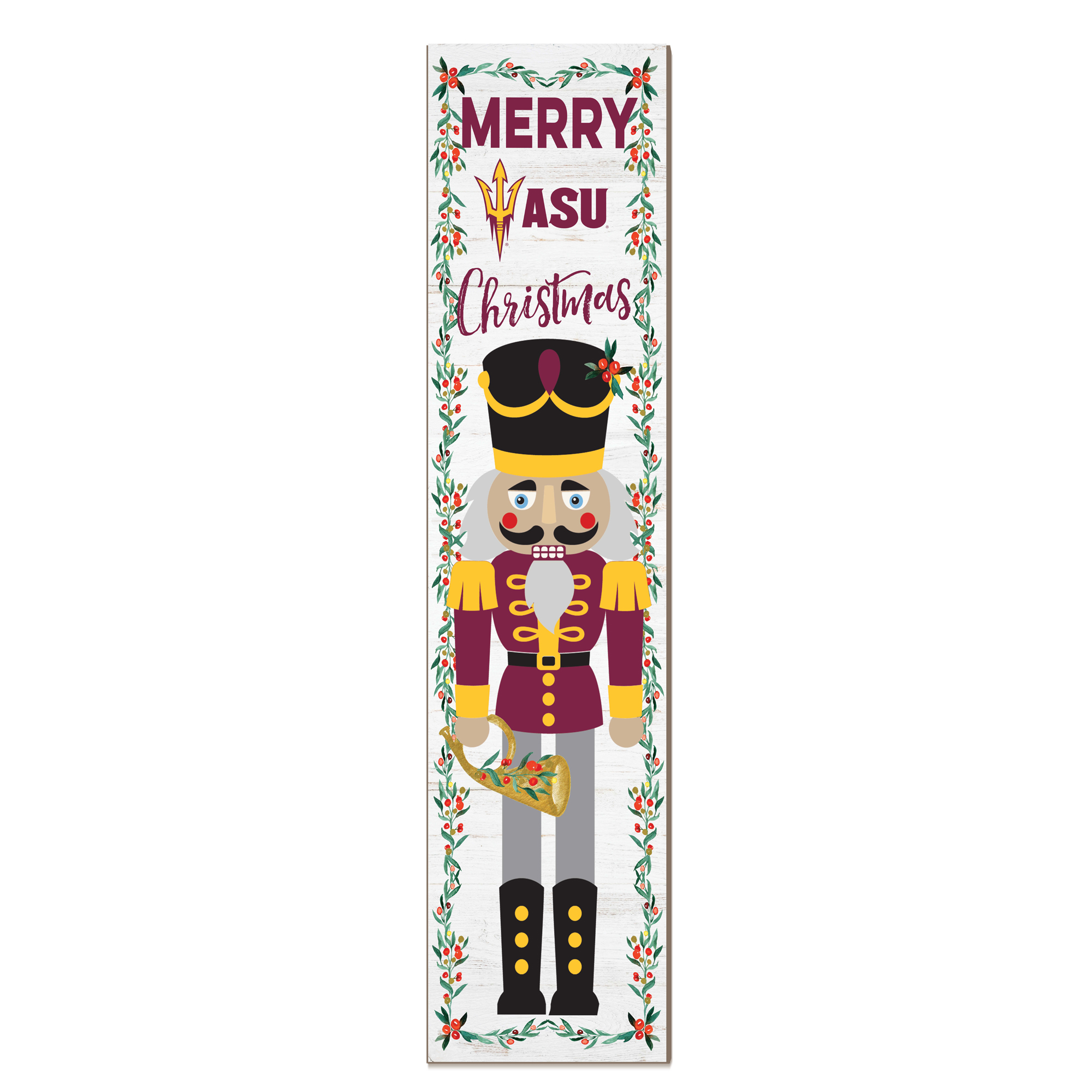 Arizona State Sun Devils 11" x 46" Nutcracker Holiday Leaner Sign