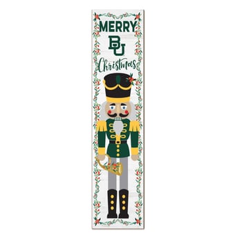 Baylor Bears 11" x 46" Nutcracker Holiday Leaner Sign