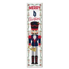 Duquesne Dukes 11" x 46" Nutcracker Holiday Leaner Sign