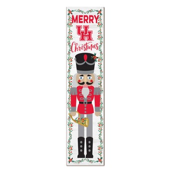 Houston Cougars 11" x 46" Nutcracker Holiday Leaner Sign