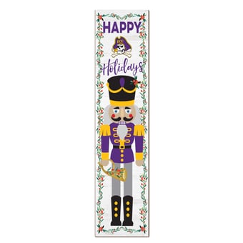 ECU Pirates 11" x 46" Nutcracker Holiday Leaner Sign