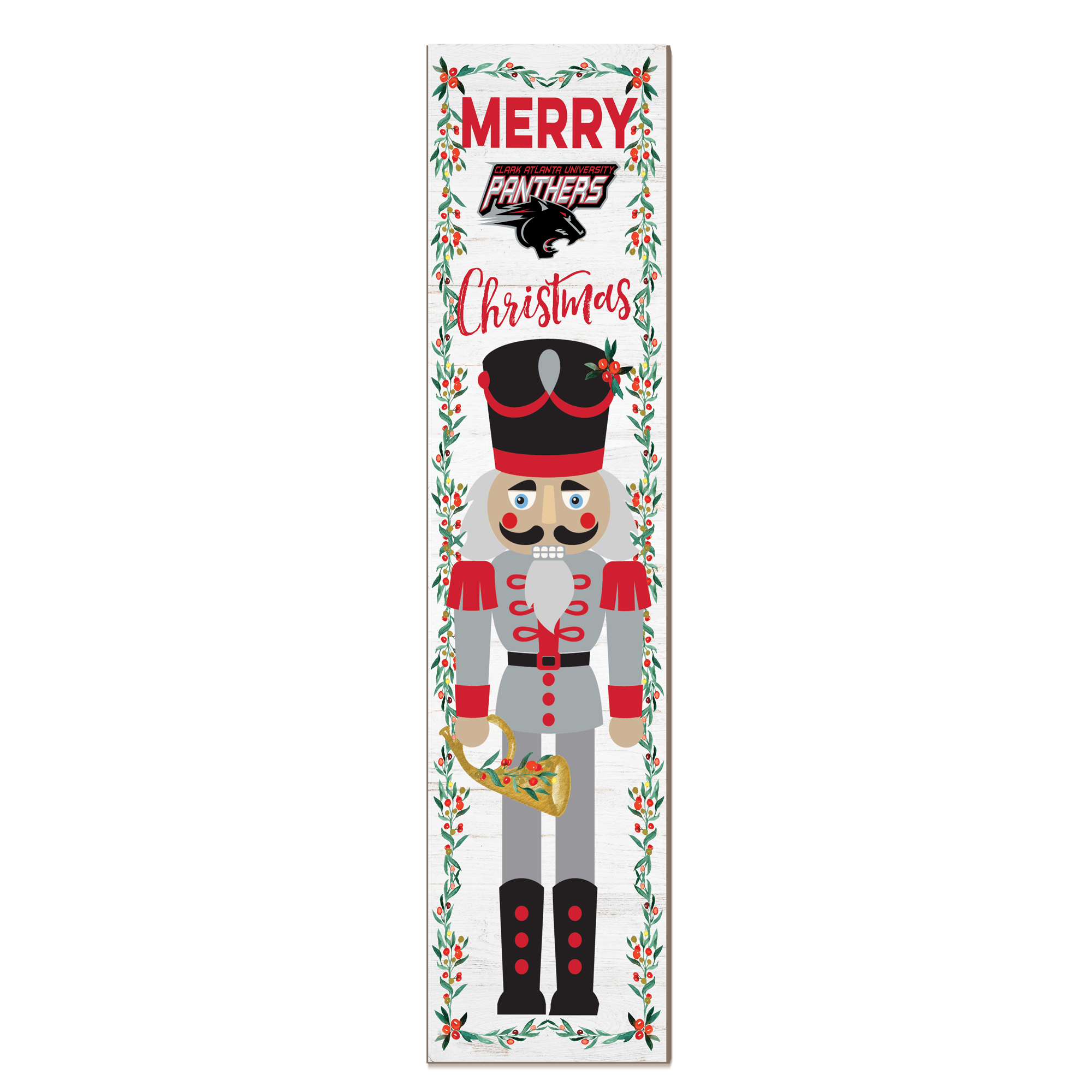 Clark Atlanta University Panthers 11″ x 46″ Nutcracker Holiday Leaner Sign Clark Atlanta University Panthers 11″ x 46″ Nutcracker Holiday Leaner Sign