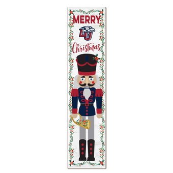 Liberty Flames 11" x 46" Nutcracker Holiday Leaner Sign