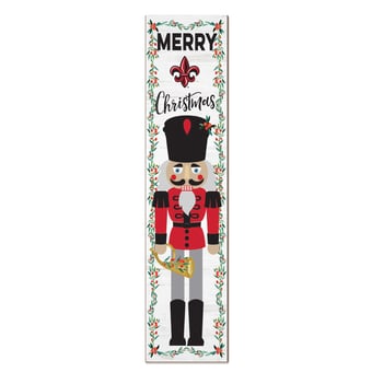 Louisiana Ragin' Cajuns 11" x 46" Nutcracker Holiday Leaner Sign