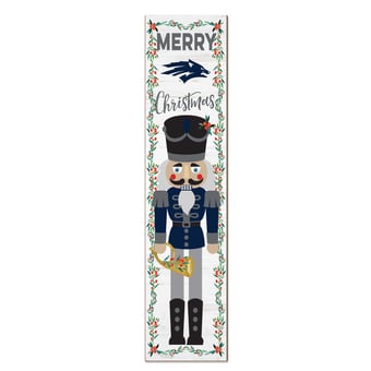 Nevada Wolf Pack 11" x 46" Nutcracker Holiday Leaner Sign