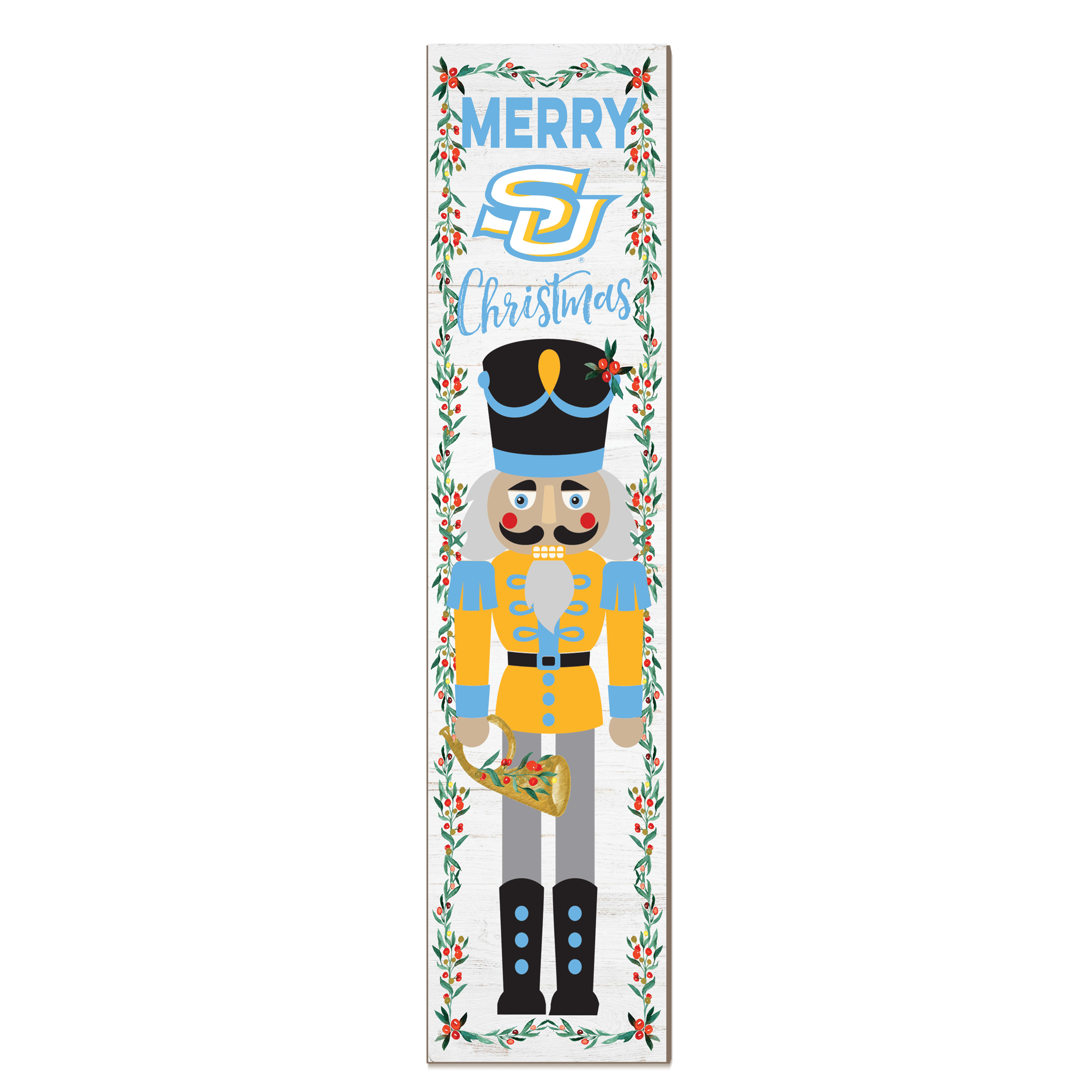 Southern University Jaguars 11" x 46" Nutcracker Holiday Leaner Sign