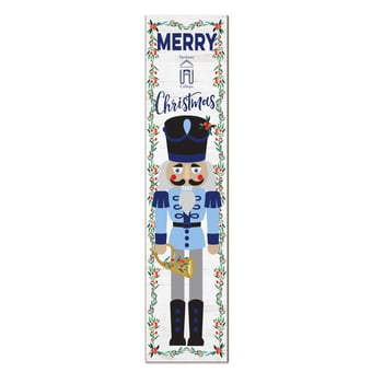 Spelman College Jaguars 11" x 46" Nutcracker Holiday Leaner Sign
