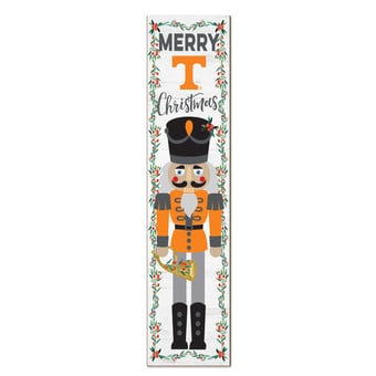 "Tennessee Volunteers 11"" x 46"" Nutcracker Holiday Leaner Sign"