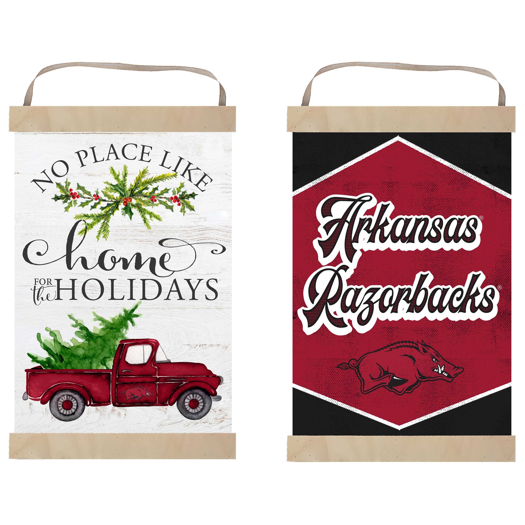 Arkansas Razorbacks 12" x 20" Reversible Banner Sign