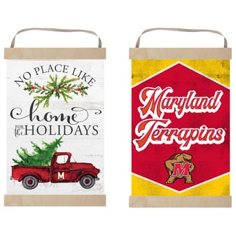Maryland Terrapins 12" x 20" Reversible Banner Sign