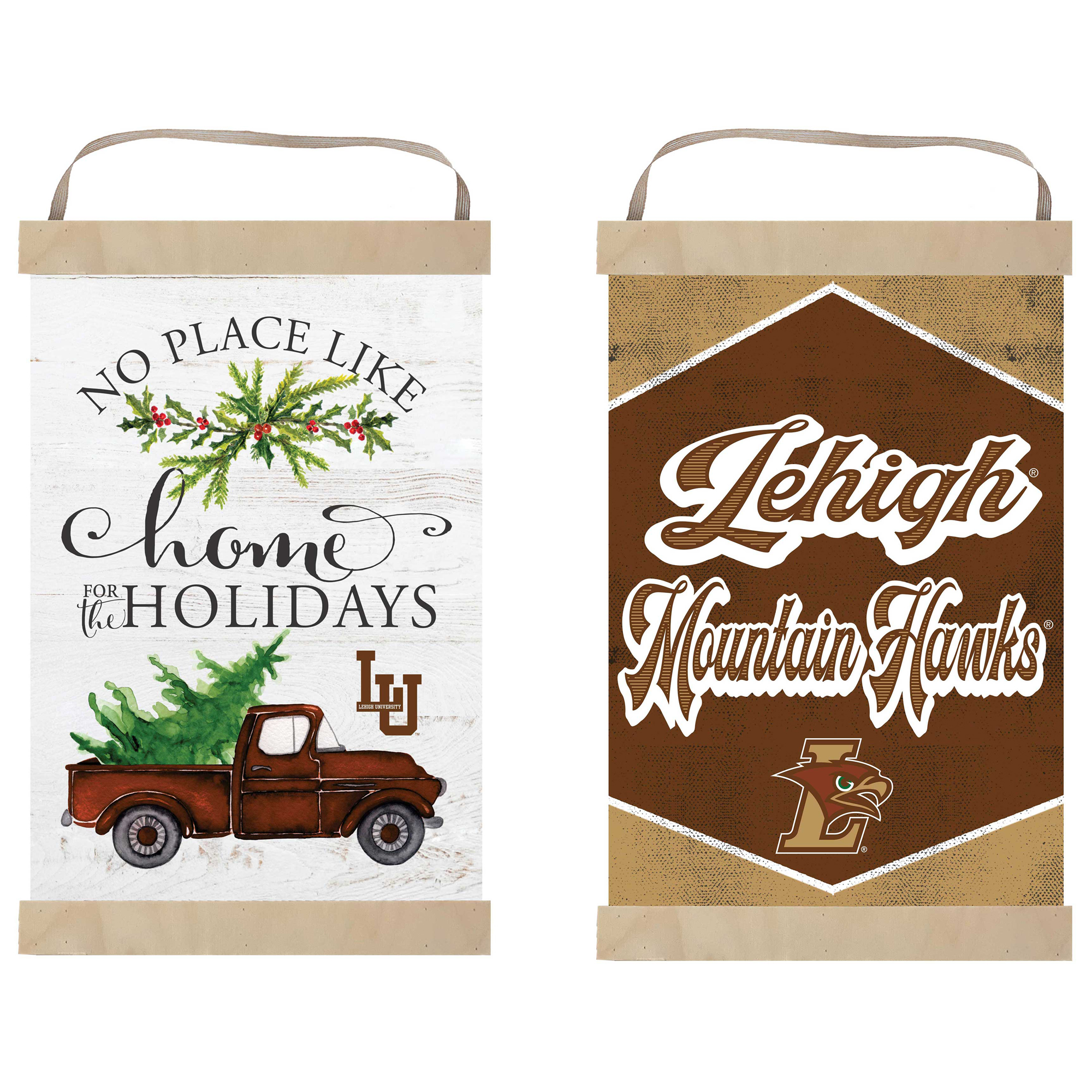 Lehigh Mountain Hawks 12" x 20" Reversible Banner Sign