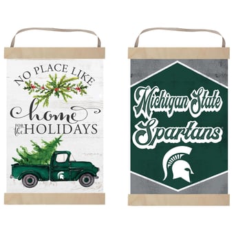 "Michigan State Spartans 12"" x 20"" Reversible Banner Sign"
