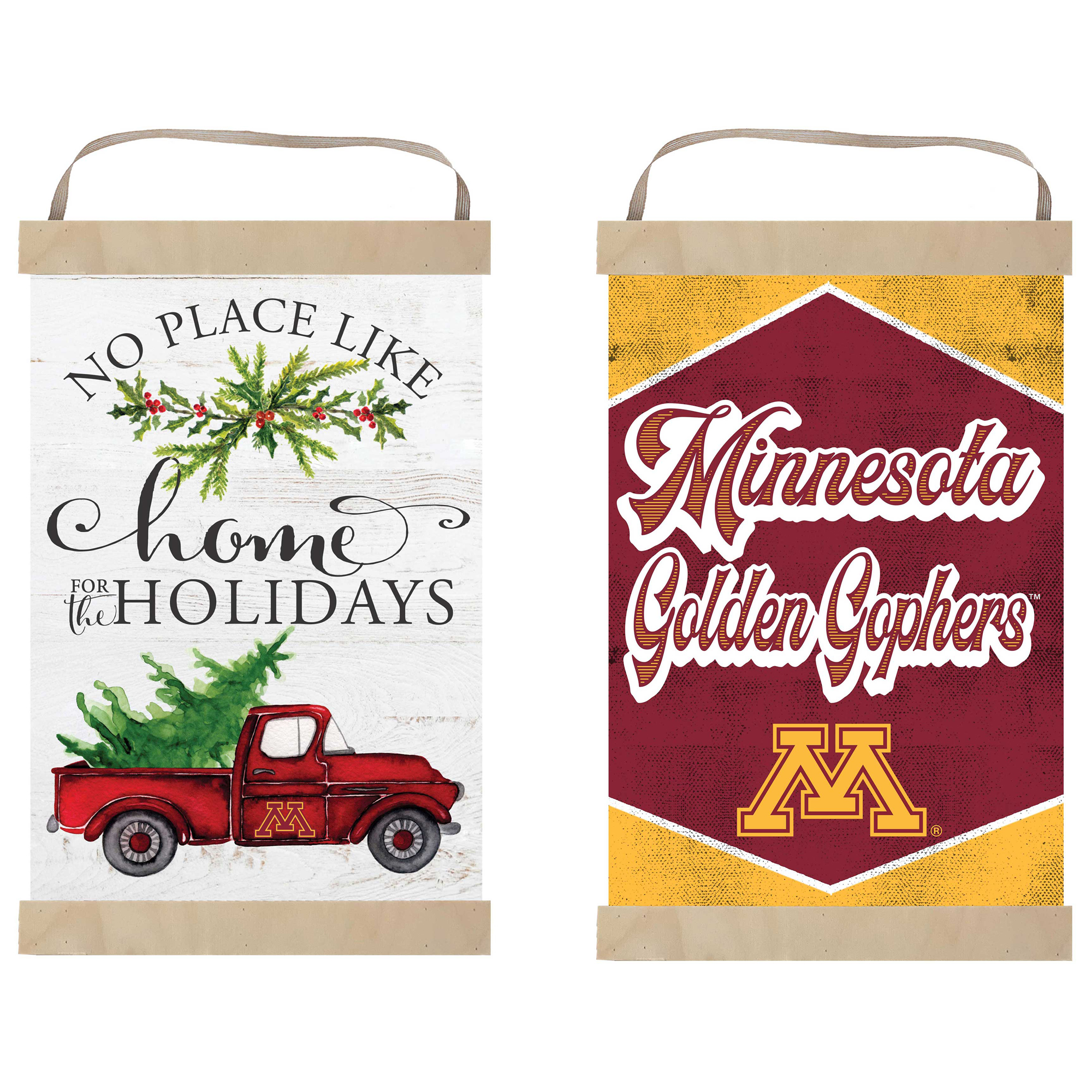Minnesota Golden Gophers 12" x 20" Reversible Banner Sign