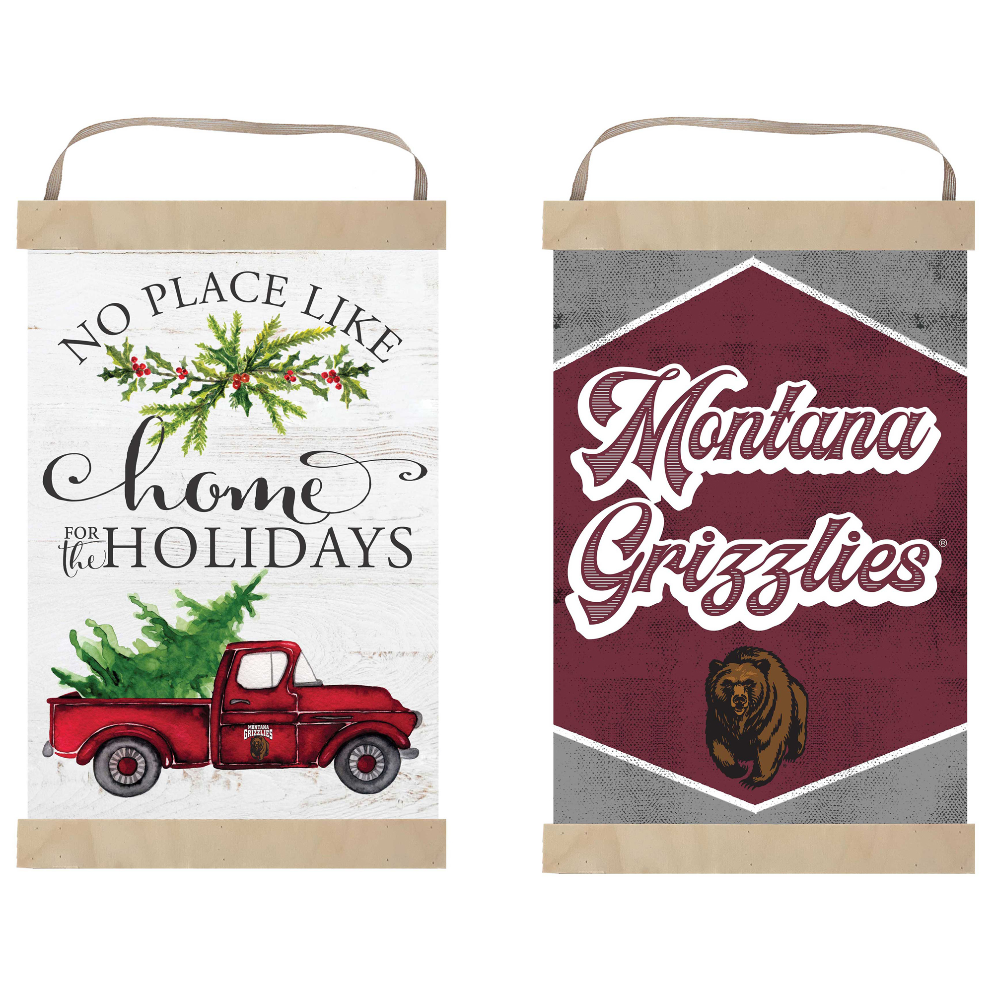 Montana Grizzlies 12" x 20" Reversible Banner Sign